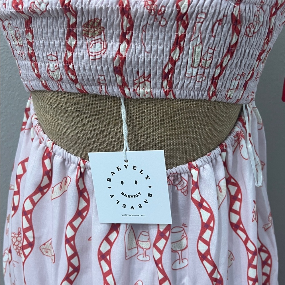 Red & Pink Maxi Dress Small 💗♥️ 🧁 dopamine dressing - Picture 9 of 11